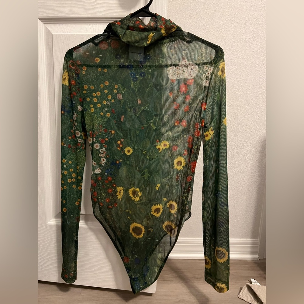 Zara Farm Garden Mesh Bodysuit